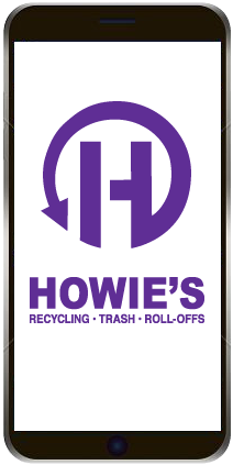 Smartphone Howie's mobile app